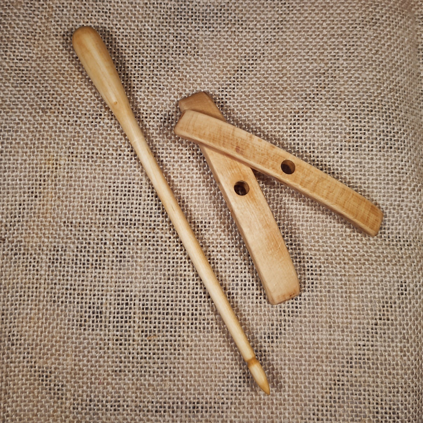 Turkish Drop Spindle – Hand Crafted Wooden Spinning Tool