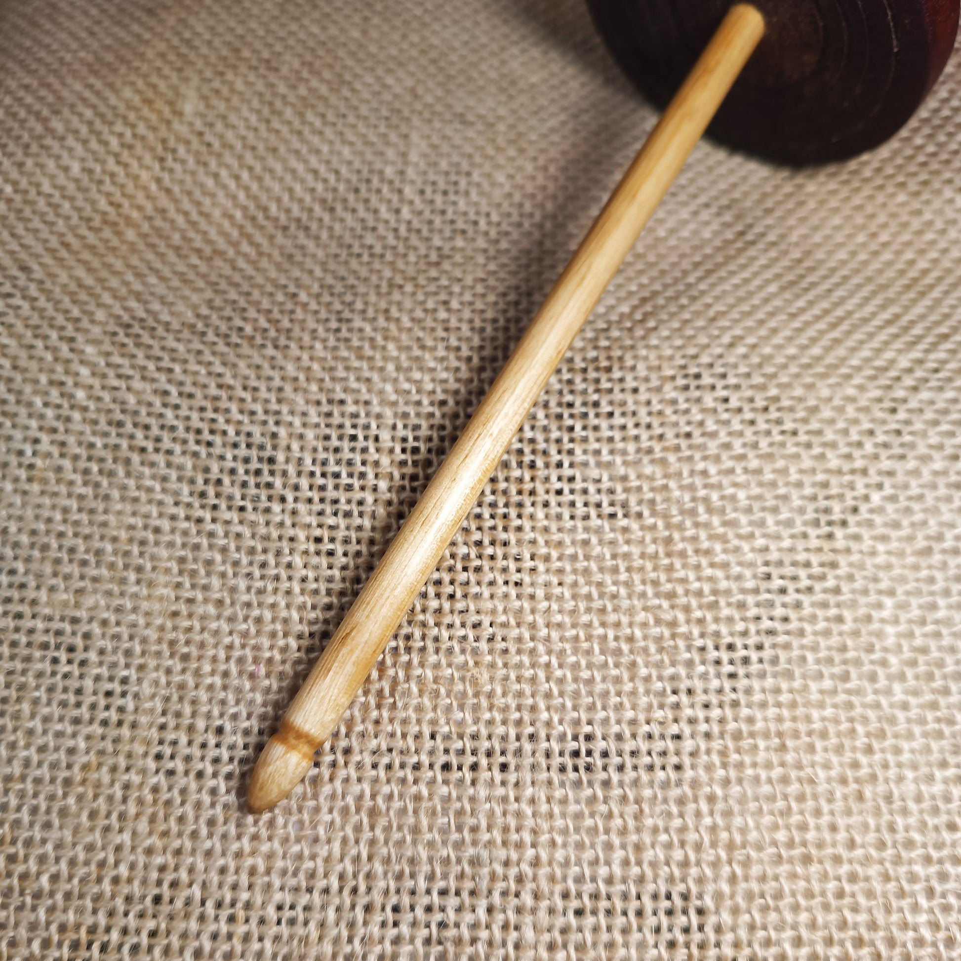 Top Whorl / Bottom Whorl Drop Spindle – Hand Turned Wooden Spinning Tool