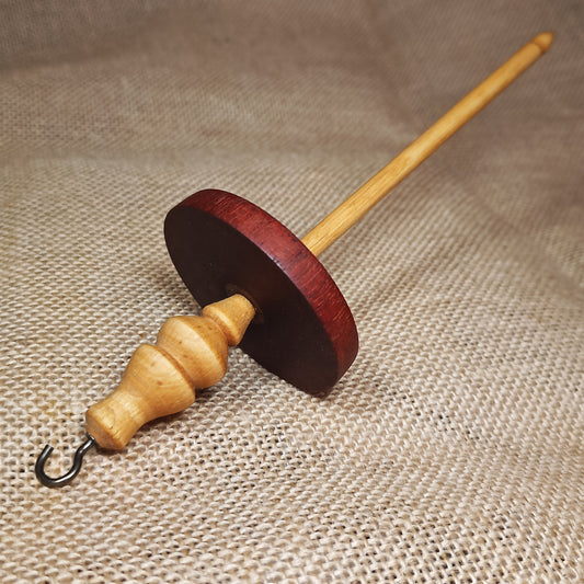 Top Whorl / Bottom Whorl Drop Spindle – Hand Turned Wooden Spinning Tool
