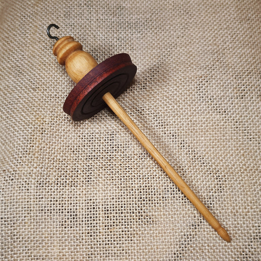 Top Whorl / Bottom Whorl Drop Spindle – Hand Turned Wooden Spinning Tool