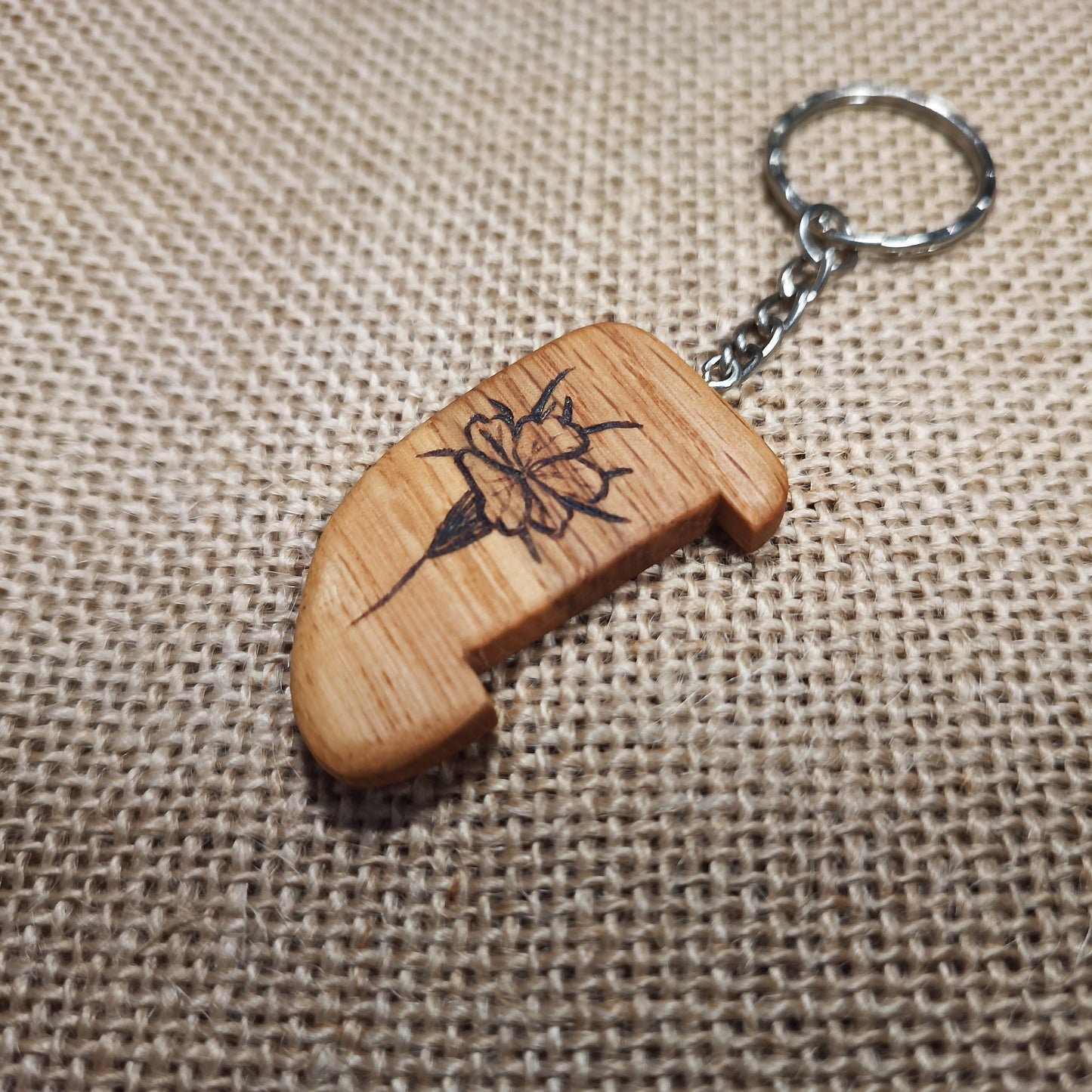 Wrap Per Inch Gauge Keyring 