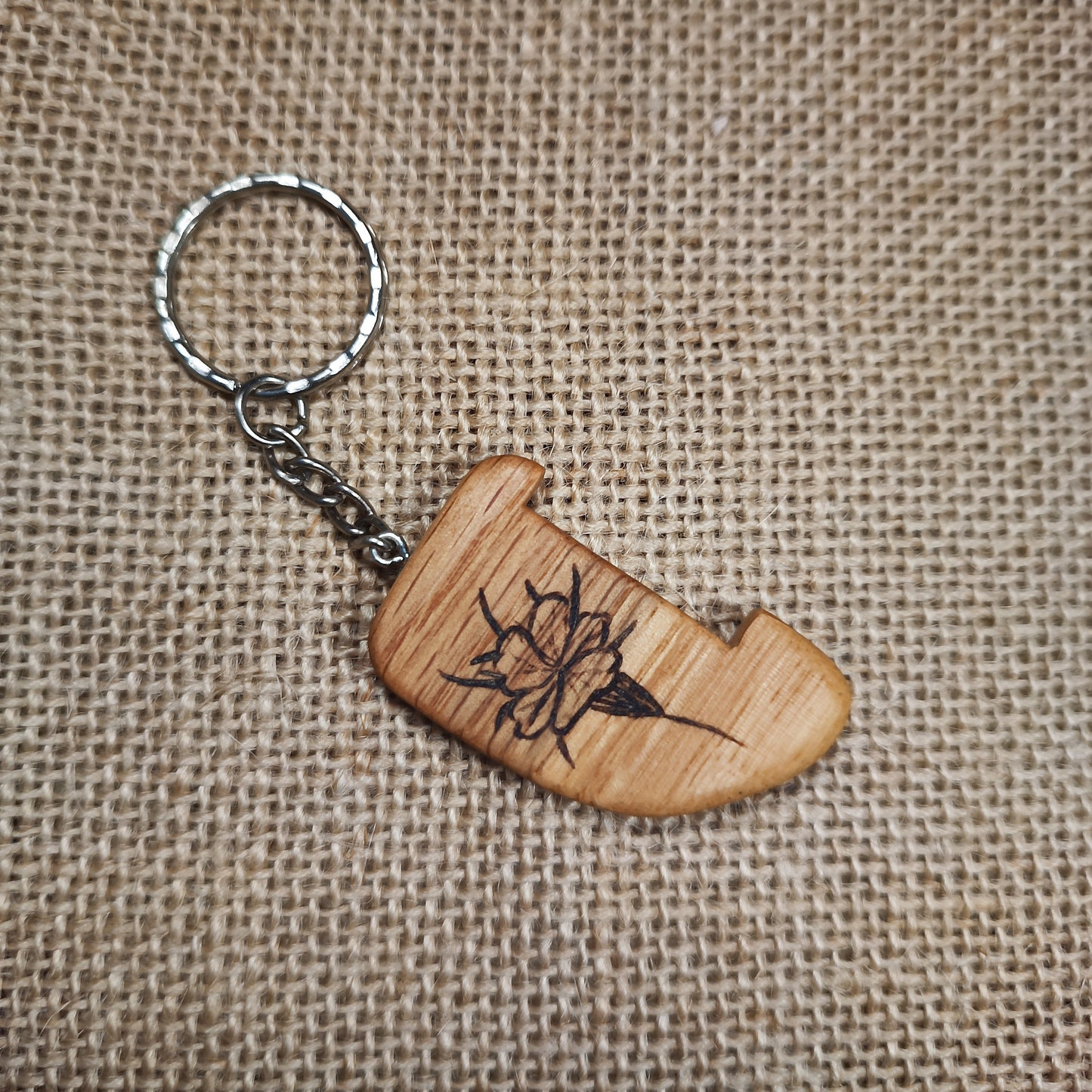 Wrap Per Inch Gauge Keyring 