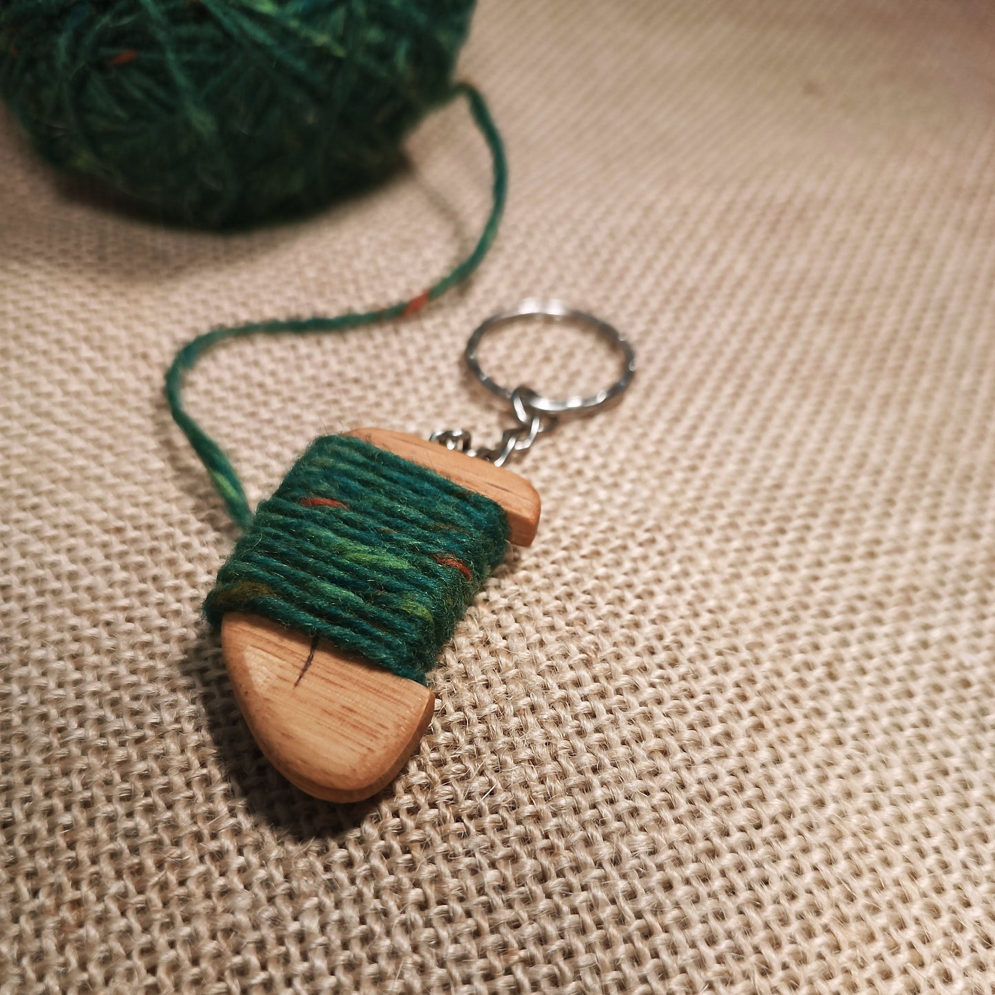 Wrap Per Inch Gauge Keyring 