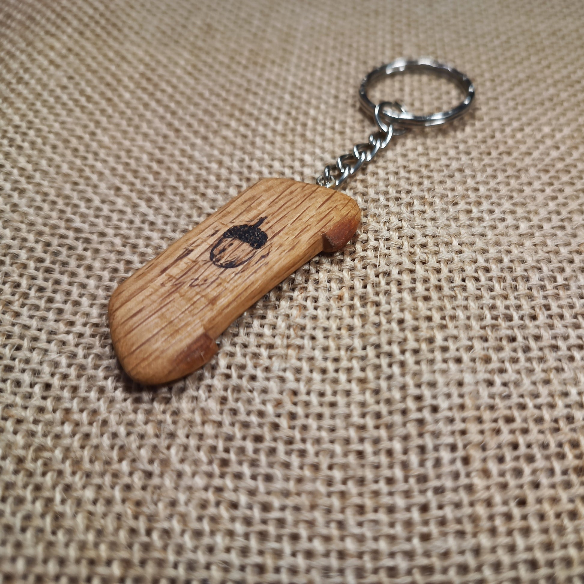Wrap Per Inch Gauge Keyring 