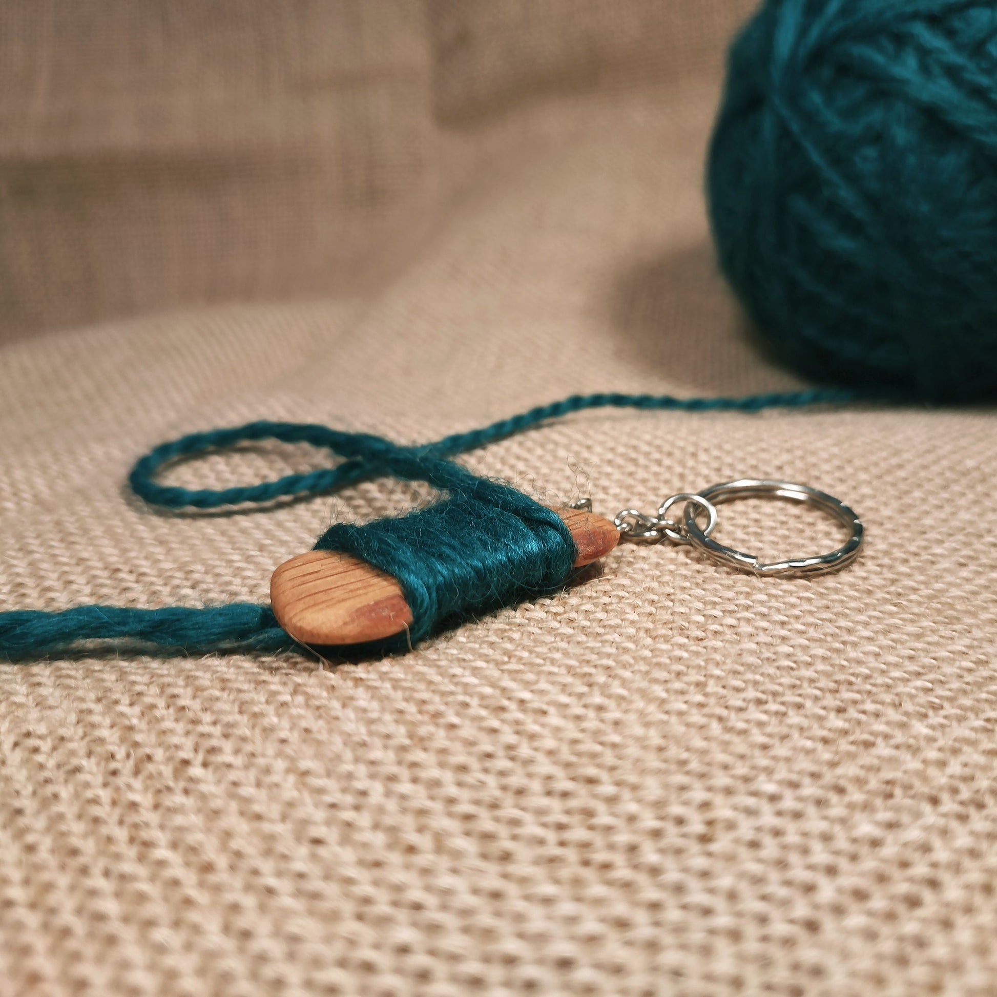 Wrap Per Inch Gauge Keyring 